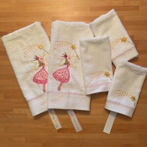 Fairy Sparkle Embroidered Towels
